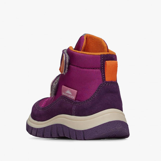 NATURINO 0013001576-01-1I65 MELANZANA-TULIP Sneakers Bambina 