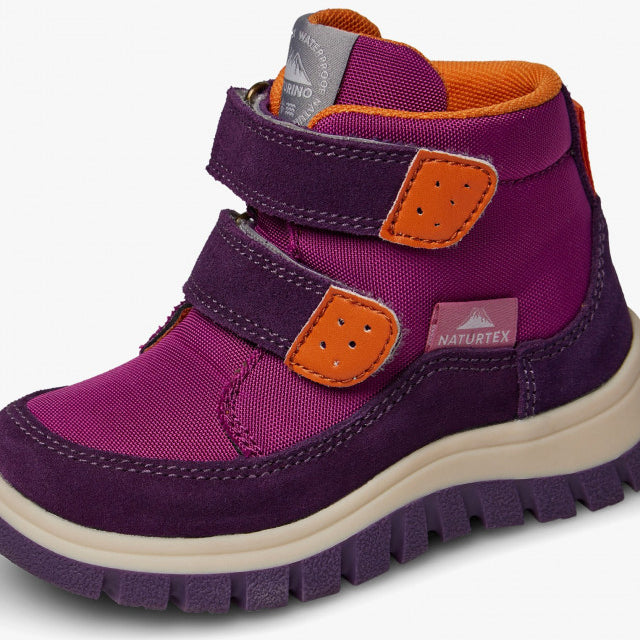 NATURINO 0013001576-01-1I65 MELANZANA-TULIP Sneakers Bambina 
