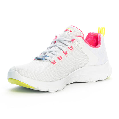 SNEAKERS SKECHERS FLEX APPEAL 4.0 BIANCHE