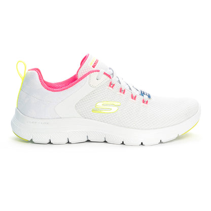 SNEAKERS SKECHERS FLEX APPEAL 4.0 BIANCHE