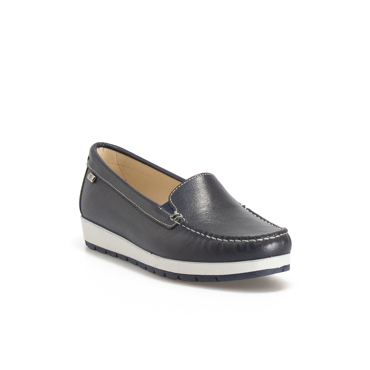 VALLEVERDE 11102 VITELLO BLU Mocassini Donna 
