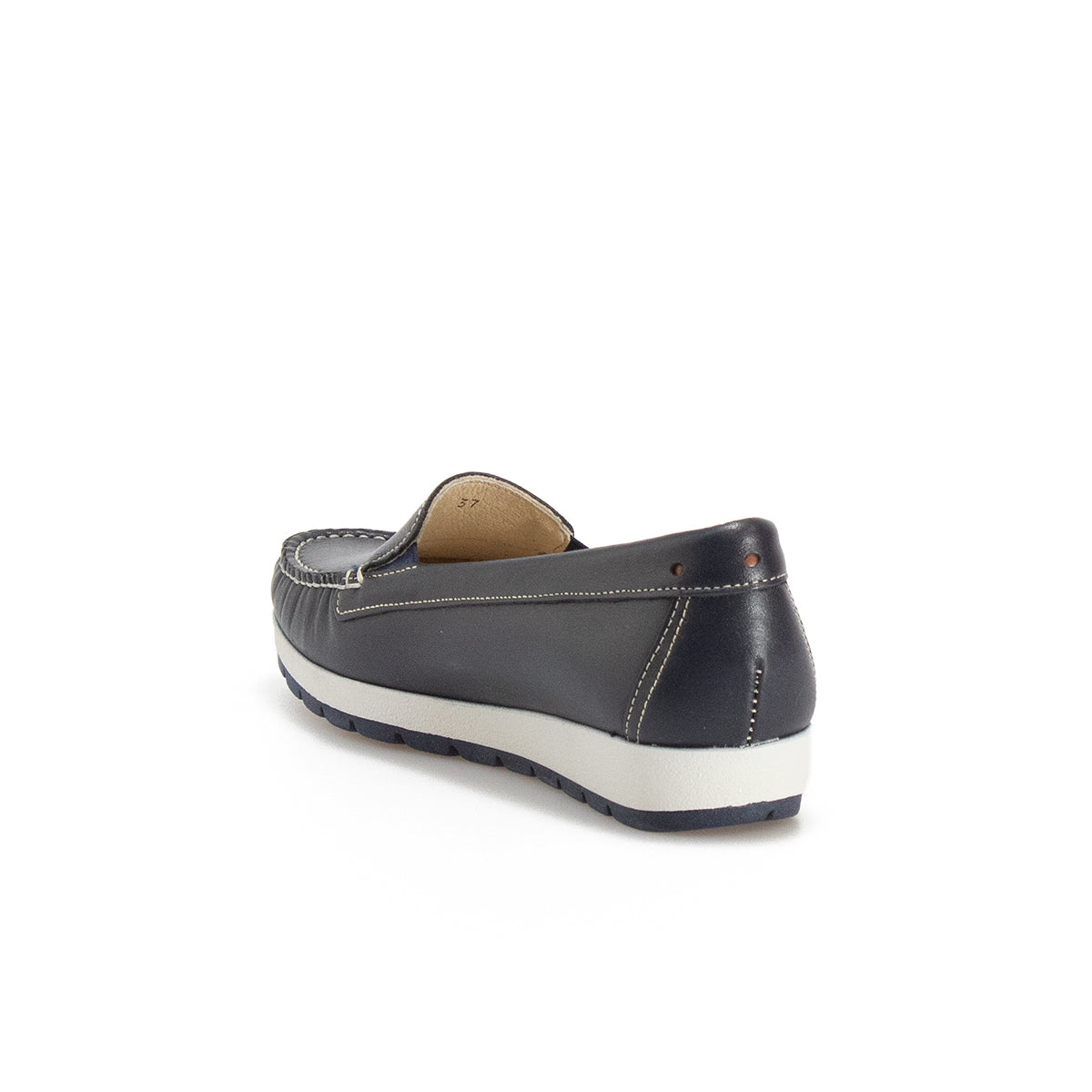 VALLEVERDE 11102 VITELLO BLU Mocassini Donna 