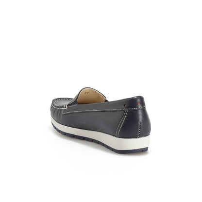 VALLEVERDE 11102 VITELLO BLU Mocassini Donna 