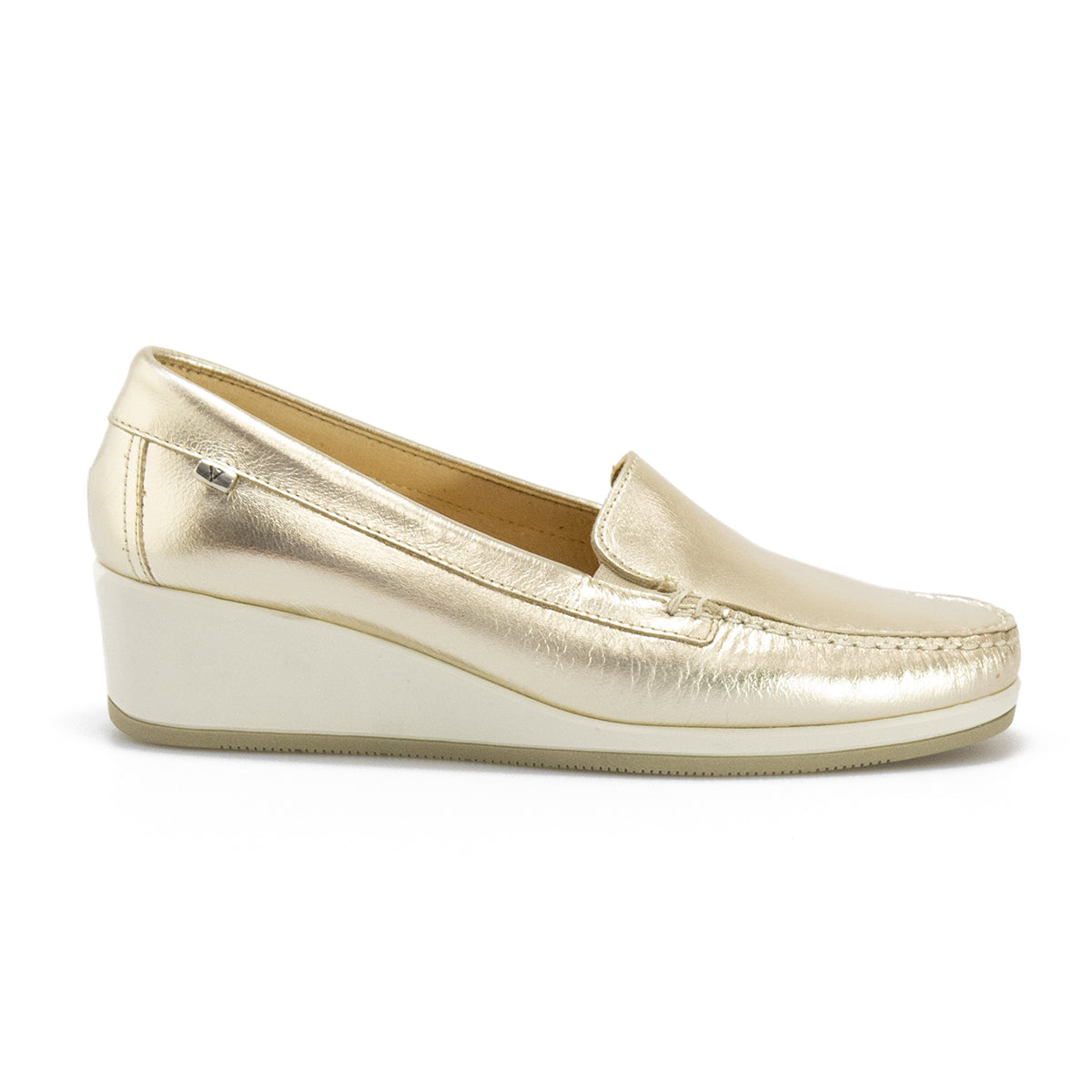 VALLEVERDE V3510 PLATINO Mocassini Donna 