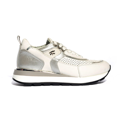 KEYS K6200 WHITE SILVER Sneakers Donna 