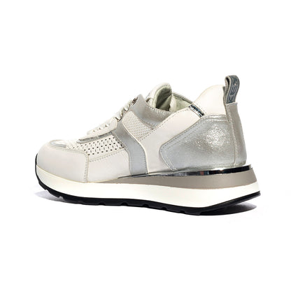 KEYS K6200 WHITE SILVER Sneakers Donna 
