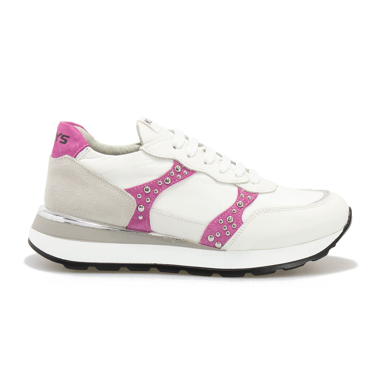 Sneakers Keys K6201 Bianche Rosa