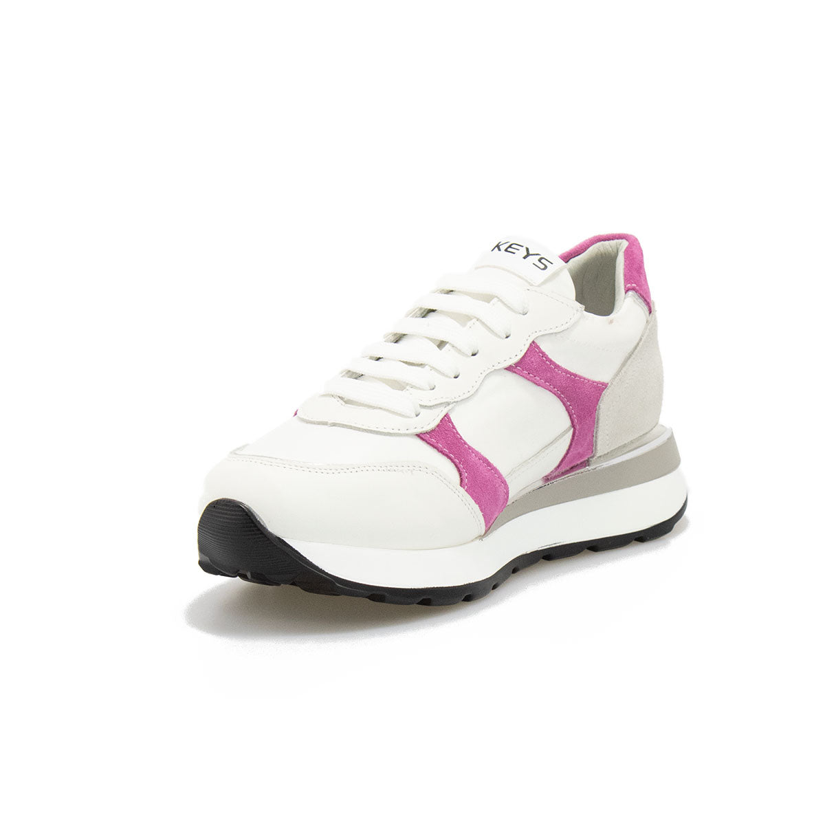 Sneakers Keys K6201 Bianche Rosa