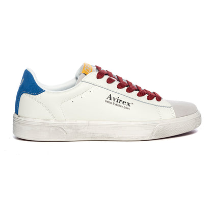 AVIREX AV21M80616 PLASTER WHITE Sneakers Uomo 