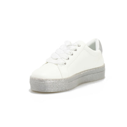 LIUJO 4A2487EX014S10S8 SILVER WHITE Sneakers Bambina 