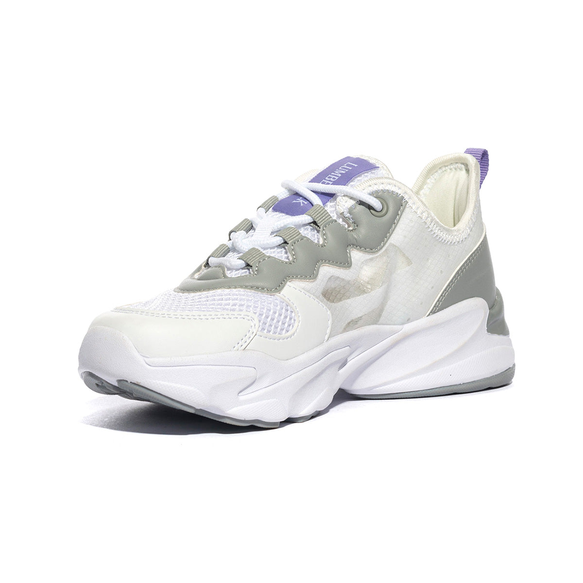 LUMBERJACK SW97111-002 WHITE GREY Sneakers Donna 