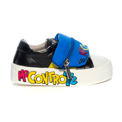LIUJO 4F0829EX014 BLACK BLUE Sneakers Bambina 