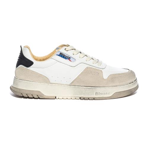 BLAUER S3HARPER07 WHITE BLACK Sneakers Uomo 