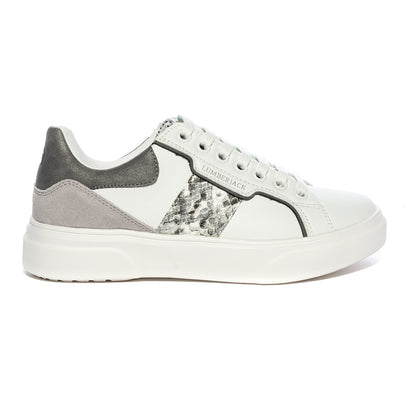LUMBERJACK SWH0605-001 WHITE SILVERM0167 Sneakers Donna 
