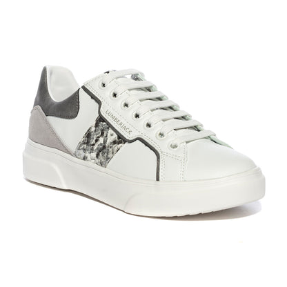 LUMBERJACK SWH0605-001 WHITE SILVERM0167 Sneakers Donna 