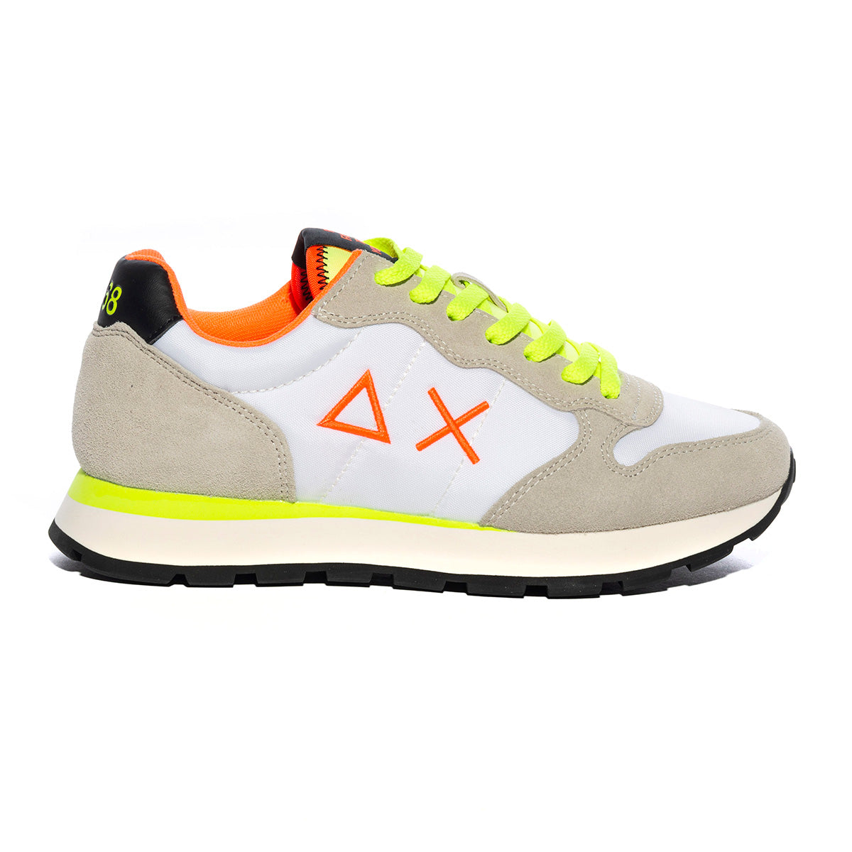 Sneakers Sun68  Tom Solid Fluo Bianche