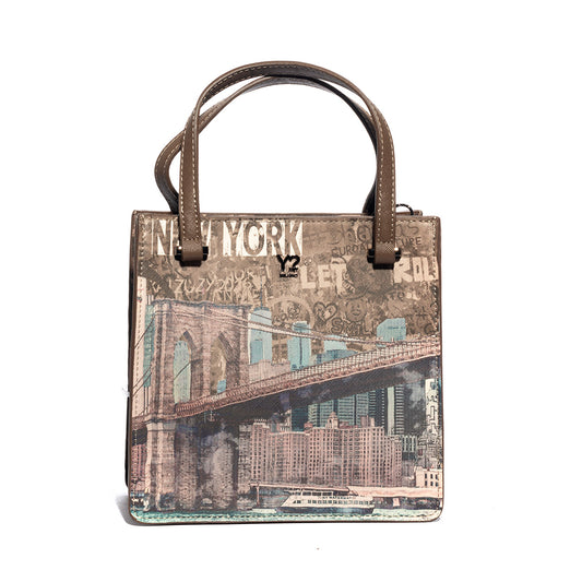 Borsa Y-not New York Marrone