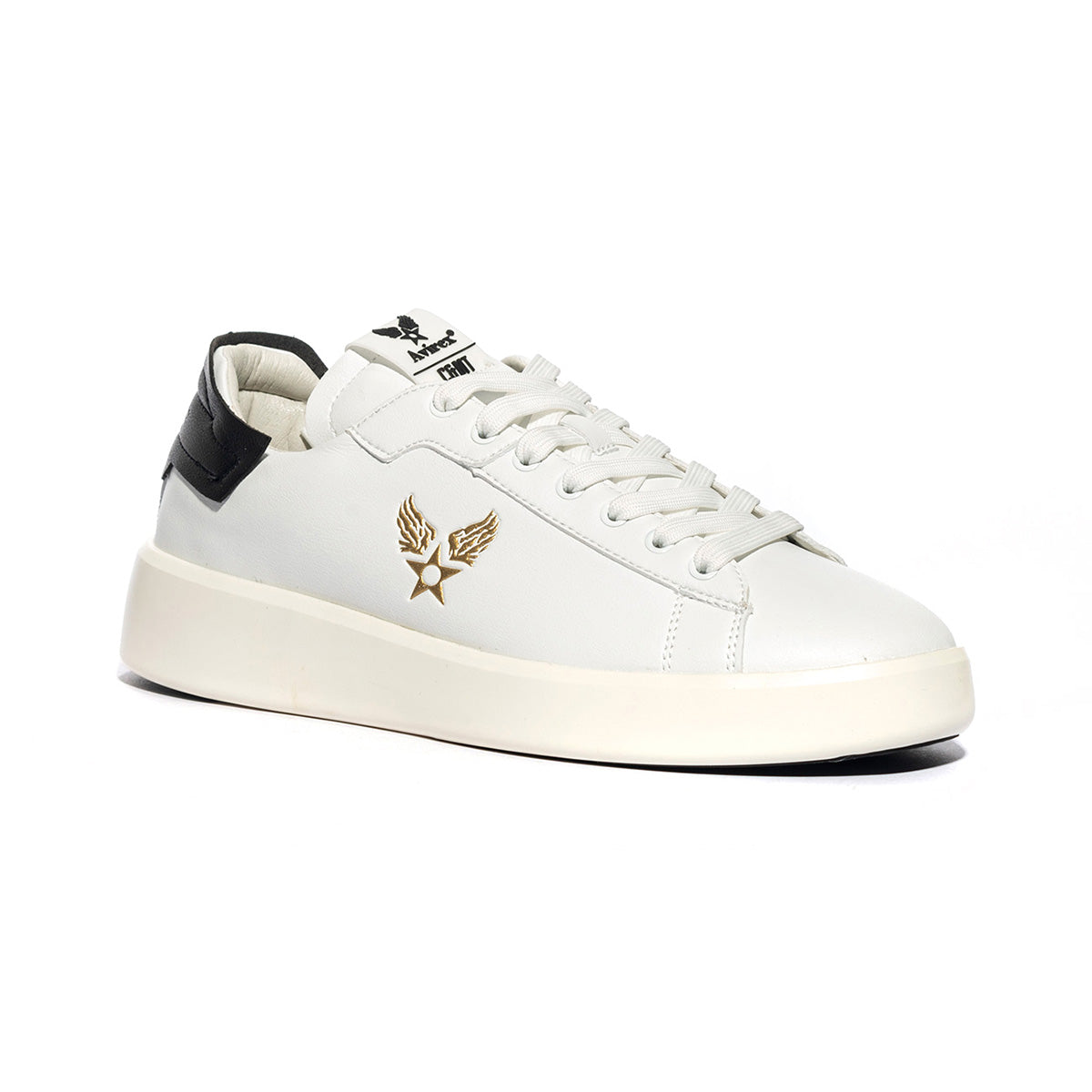 AVIREX OS AV41M82623 WHITE BLACK Sneakers Uomo 