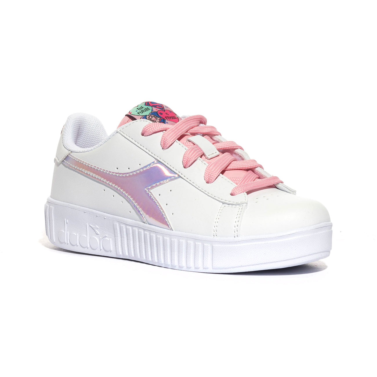 DIADORA 501.180436BIANCO VIOLA ACCENNO