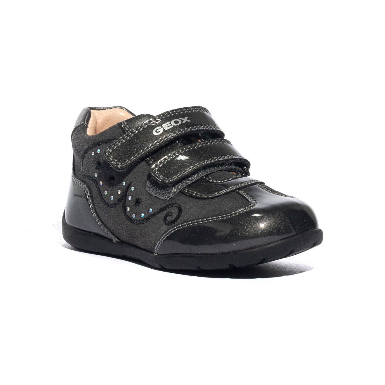GEOX B9451A022HIC9002 DK GREY Sneakers Bambina 