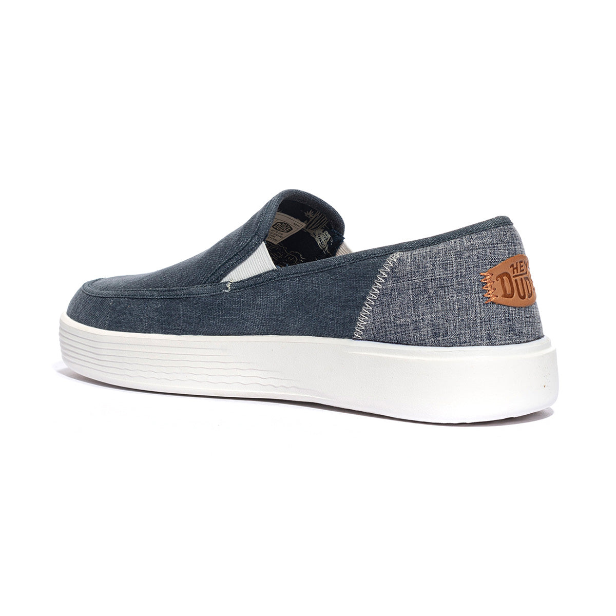 HEY DUDE HD40178-410 Linen Navy Slip-on Uomo 