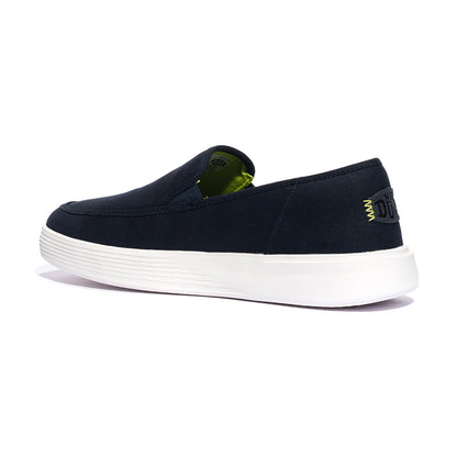 HEY DUDE HD41093-462 Canvas Navy White Slip-on Uomo 