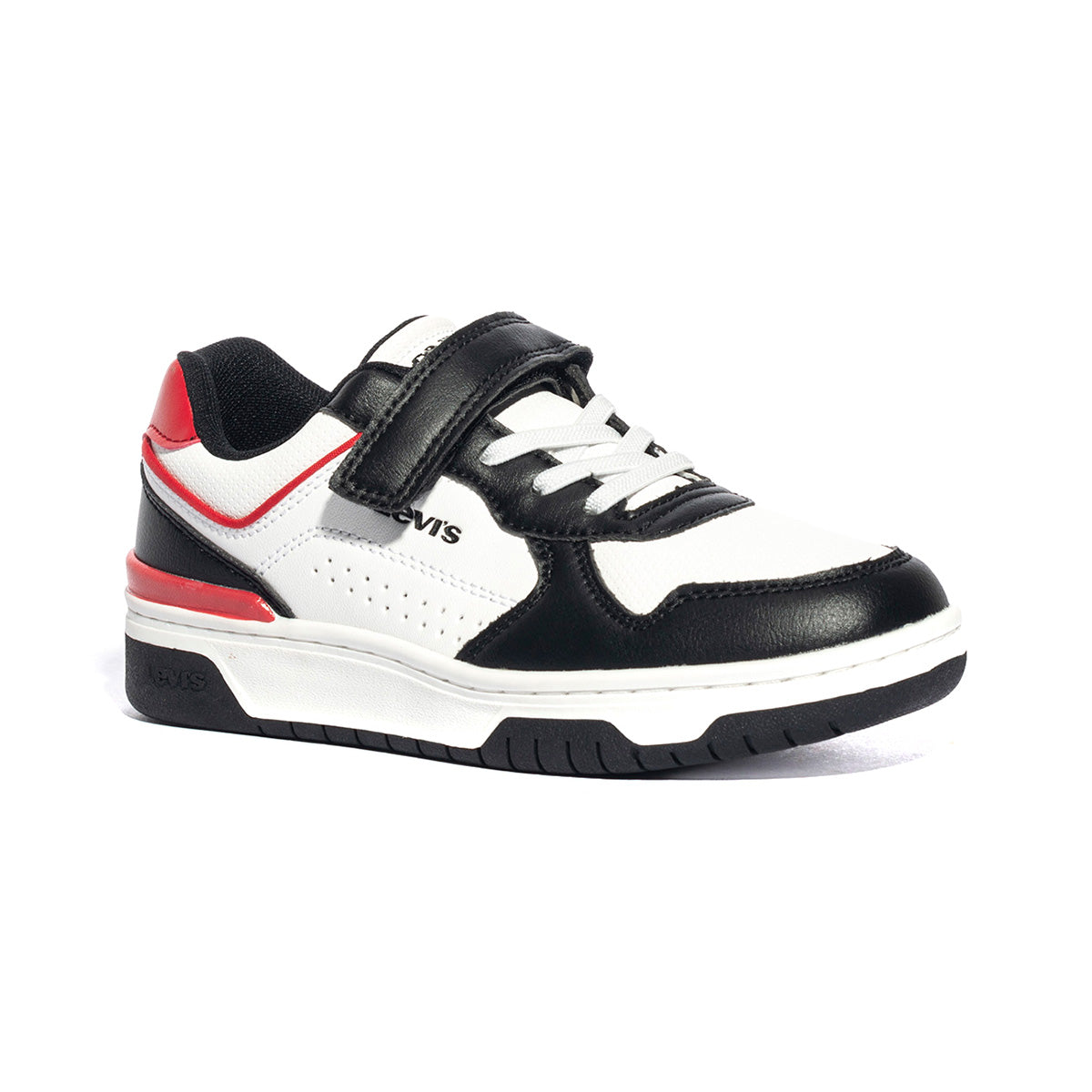 LEVI'S VDER0010SBLACK WHITE RED