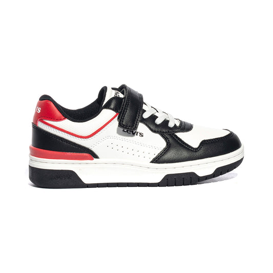 LEVI'S VDER0010SBLACK WHITE RED