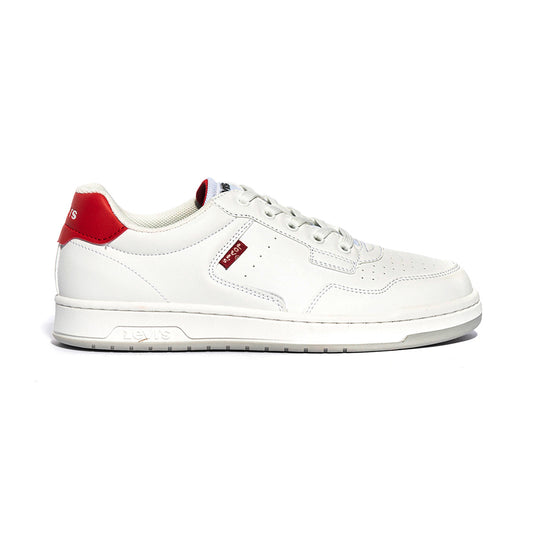Sneakers Levi's Kingdom Bianche Rosse