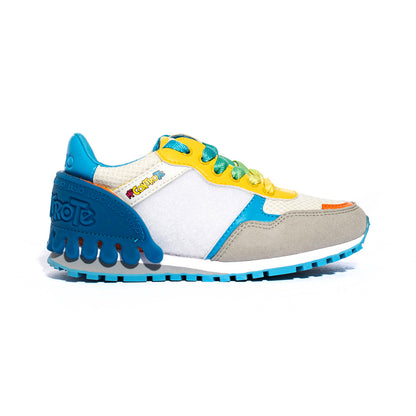 LIUJO 4B1001EX119 WHITE ORANGE Sneakers Bambina 