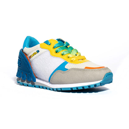 LIUJO 4B1001EX119 WHITE ORANGE Sneakers Bambina 