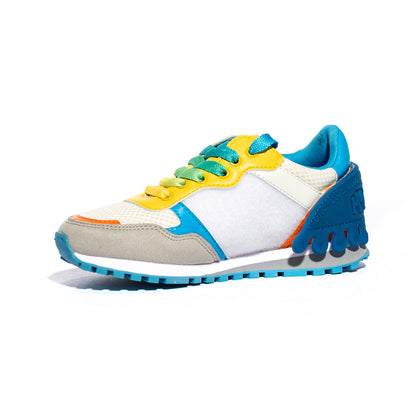 LIUJO 4B1001EX119 WHITE ORANGE Sneakers Bambina 