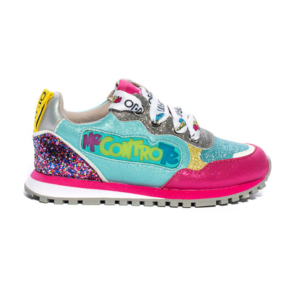 LIUJO 4F0831EX100 FUXIA TORQUOISE Sneakers Bambina 