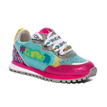 LIUJO 4F0831EX100 FUXIA TORQUOISE Sneakers Bambina 