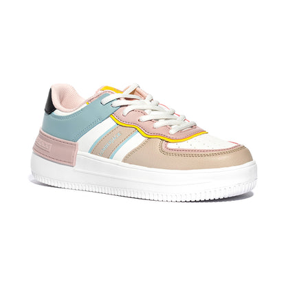 LUMBERJACK SWG1611-001WHITE BEIGE LT FUXIA M1197