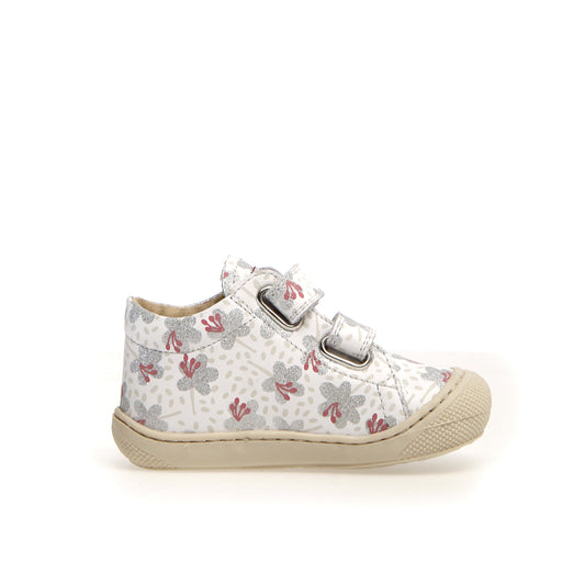 NATURINO 0012012904-U6-1N02 WHITE-SILVER Sneakers Bambina 