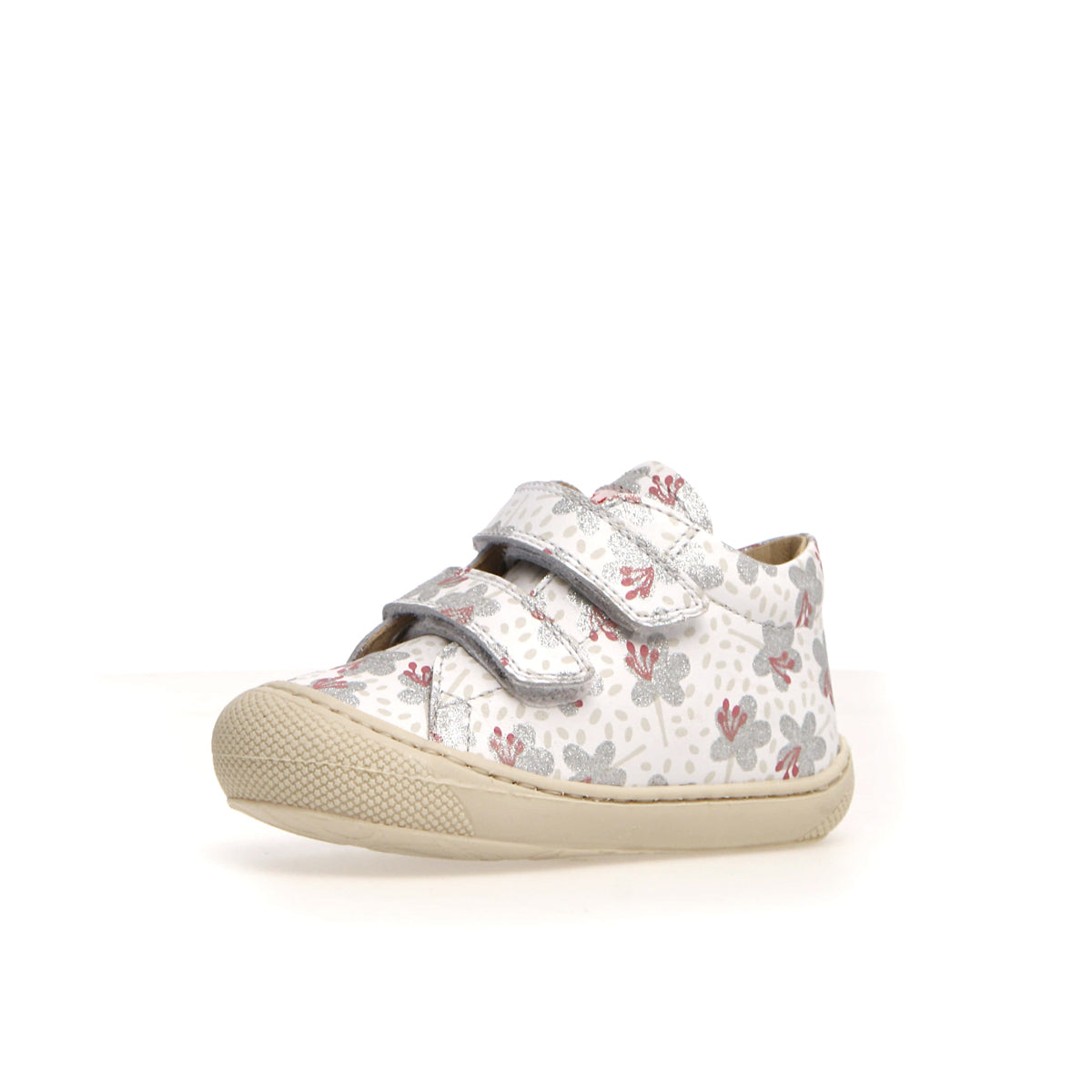 NATURINO 0012012904-U6-1N02 WHITE-SILVER Sneakers Bambina 