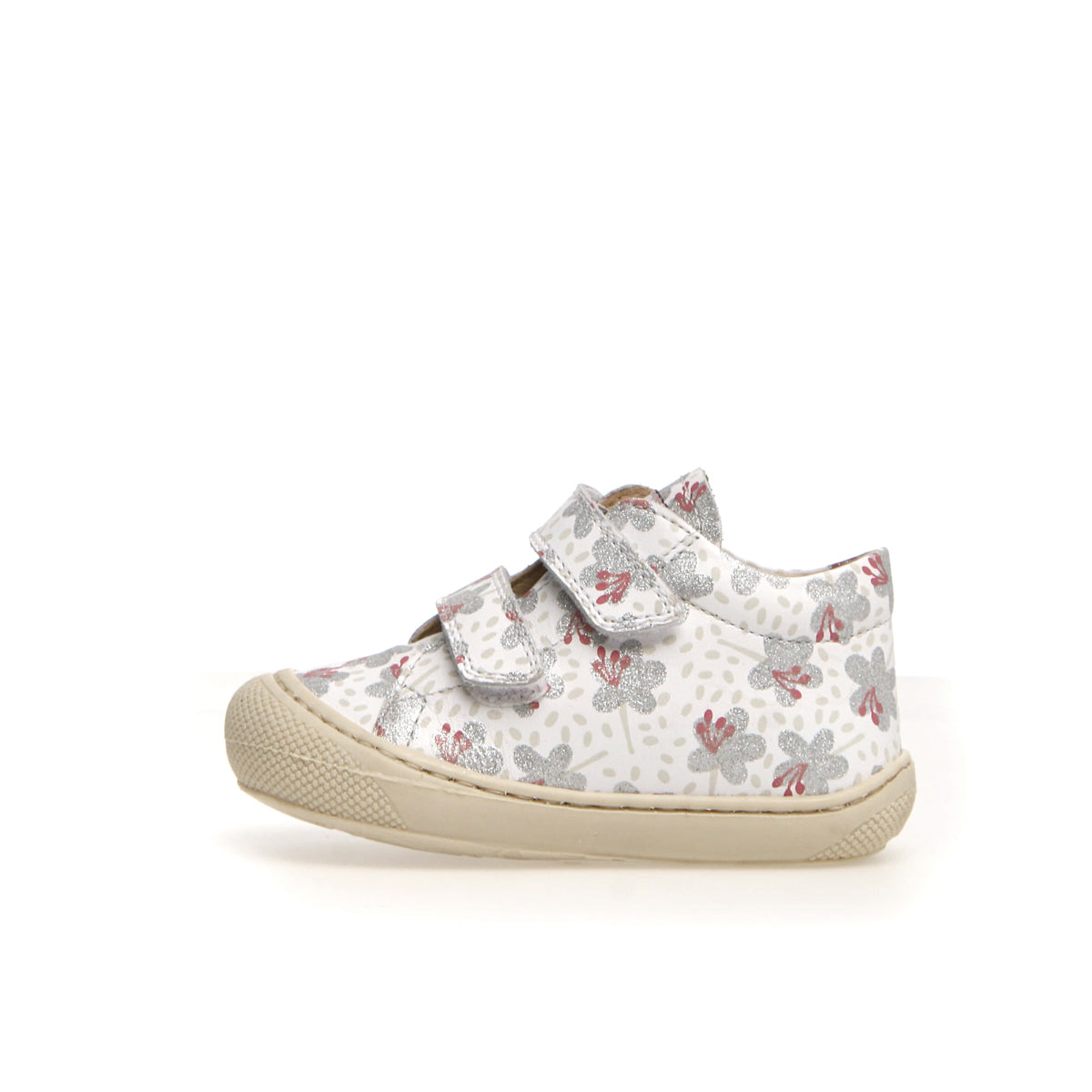 NATURINO 0012012904-U6-1N02 WHITE-SILVER Sneakers Bambina 
