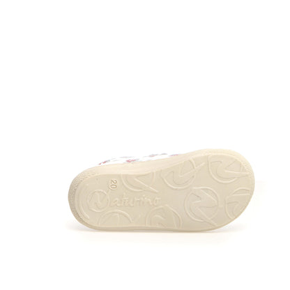 NATURINO 0012012904-U6-1N02 WHITE-SILVER Sneakers Bambina 
