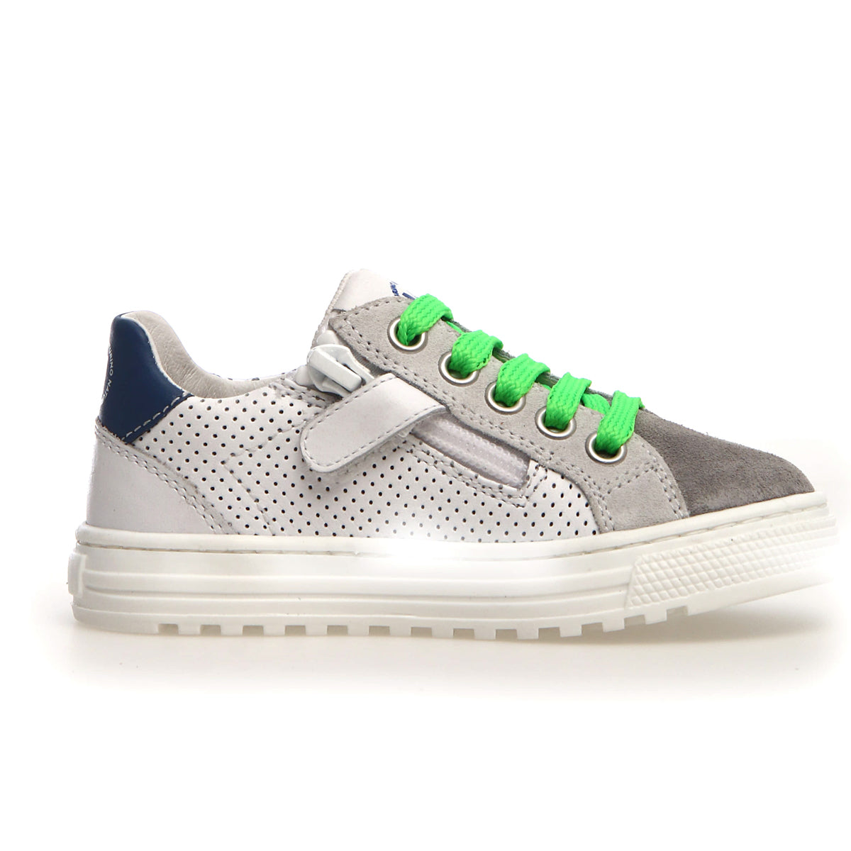 NATURINO 0012017438-02-1B58 GREY WHITE AZURE Sneakers Bambino 