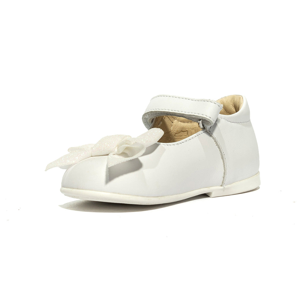 Ballerine naturino arabesque white