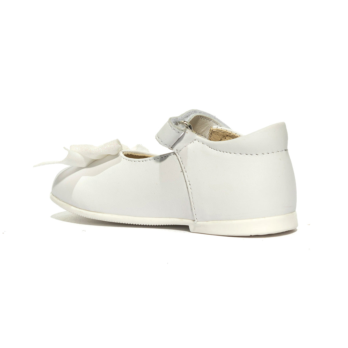 Ballerine naturino arabesque white