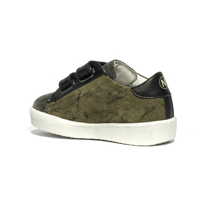 NATURINO KOREY ANTHRACITE GREEN BOTTLE ANTHRACITE GREEN Sneakers Bambino 