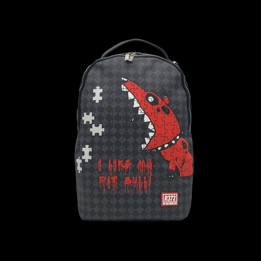 ZAINO R372 I LIKE MY RED DOG BACKPACK NERO