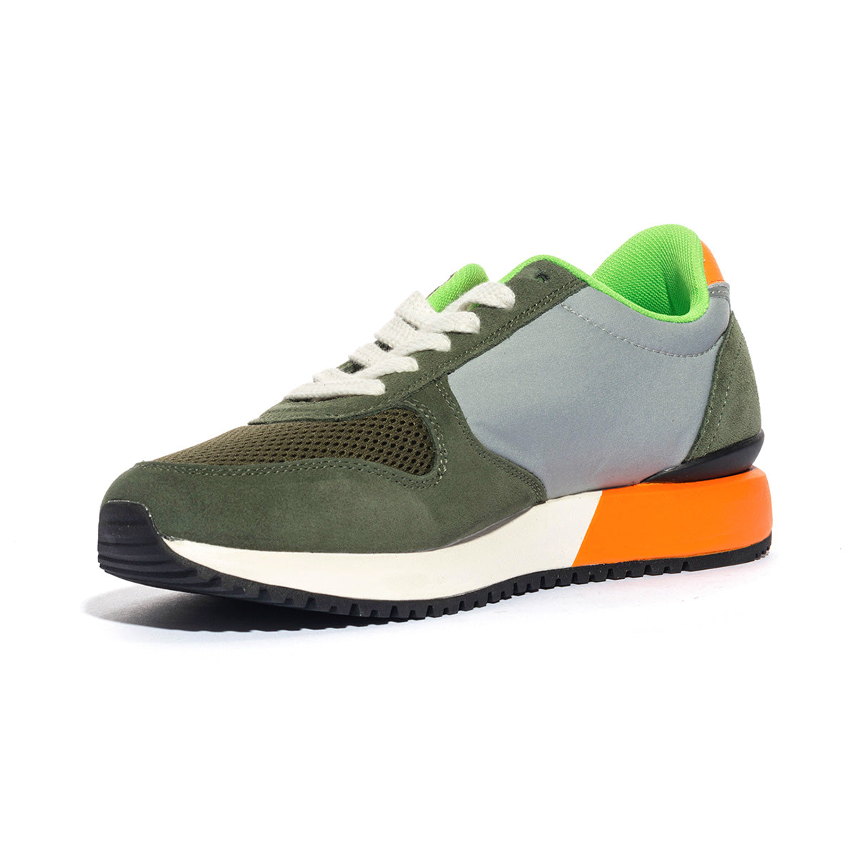 REPLAY RS9I0002T GREEN ORANGE Sneakers Uomo 