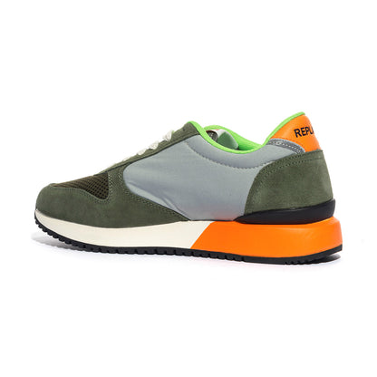 REPLAY RS9I0002T GREEN ORANGE Sneakers Uomo 