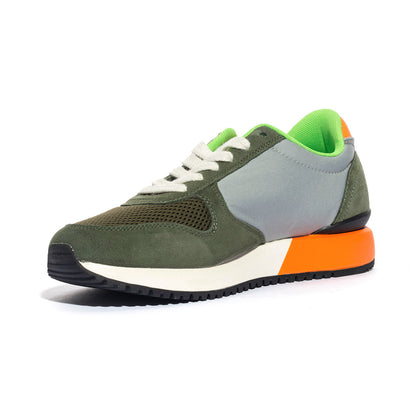 Sneakers Replay Fiber Tecno Verdi Arancioni