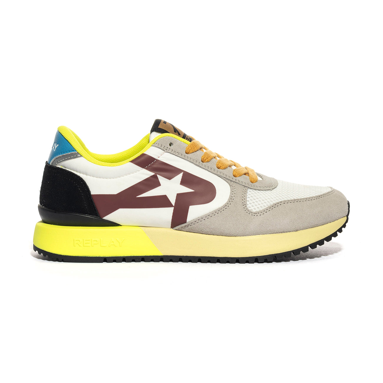 REPLAY RS9I0002T GREY YELLOW Sneakers Uomo 