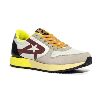 REPLAY RS9I0002T GREY YELLOW Sneakers Uomo 