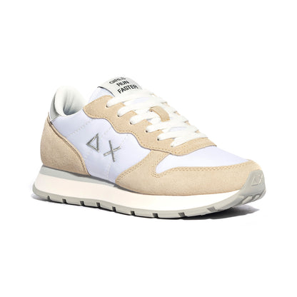 Sneakers Sun 68  Ally Gold Silver Bianco Panna